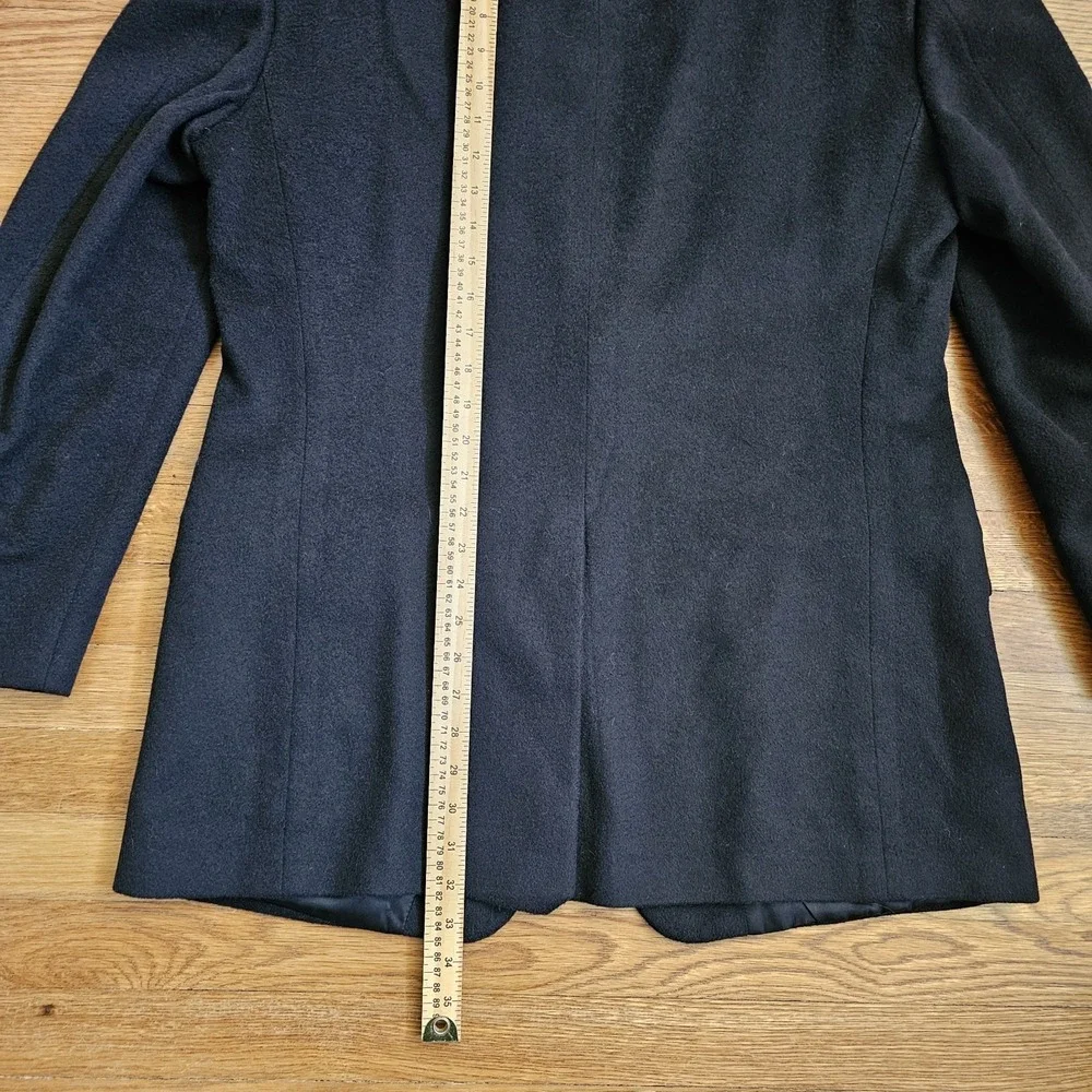 Vintage Polo Ralph Lauren Blazer Men 43L Black Camel Hair Sport Coat Made in USA